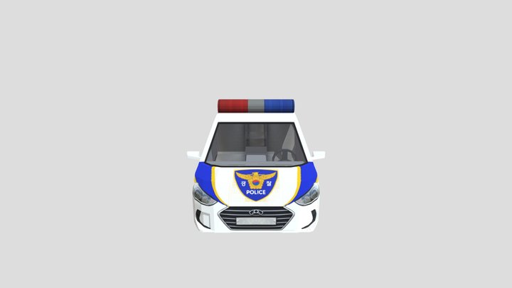 HYUNDAI AVANTE AD (Korean Police Ver.) 3D Model