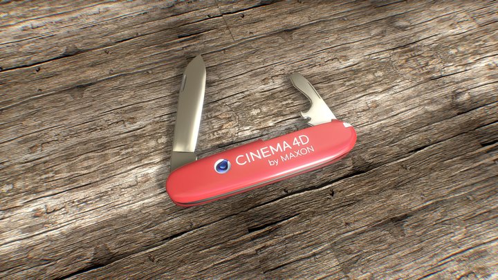 Swiss Knife 3D Model