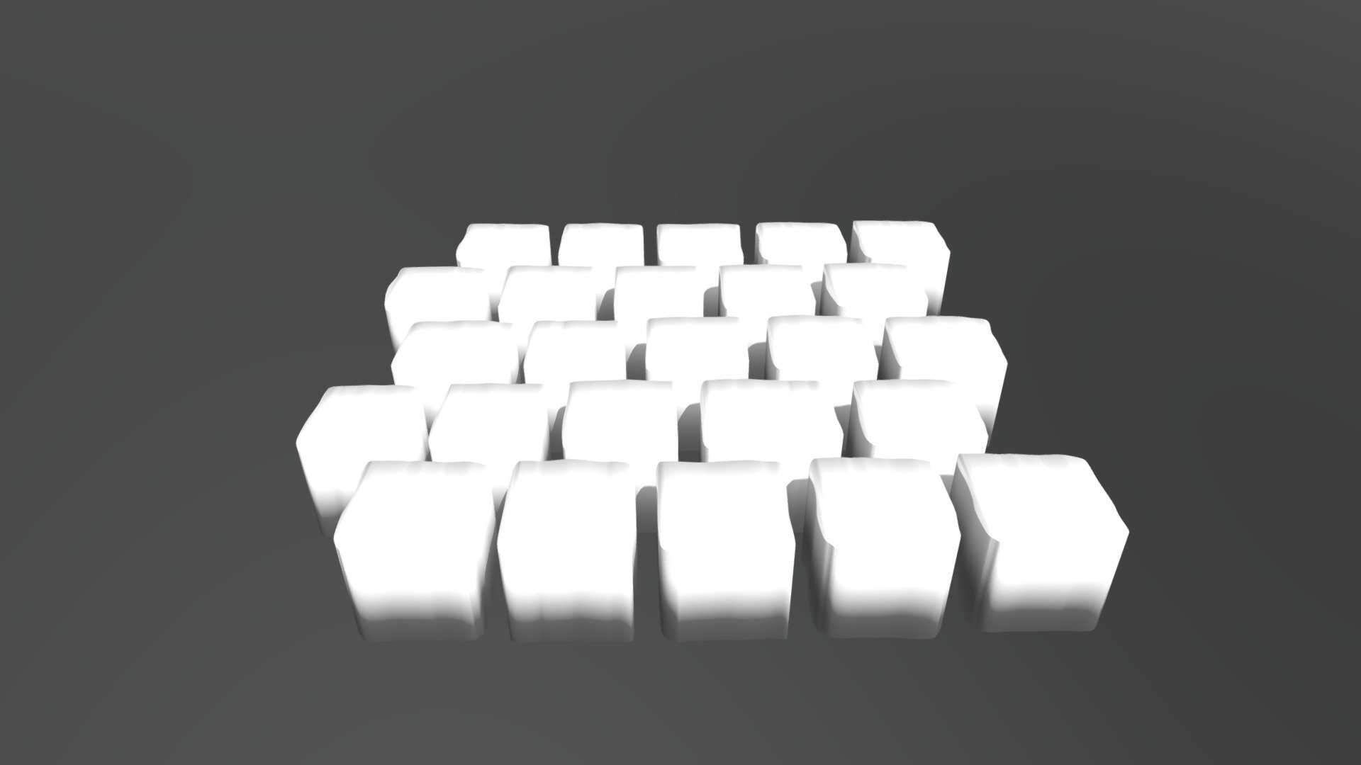 Cobbles Running Bond Pattern Cubes