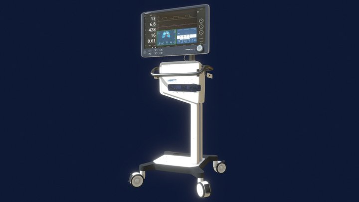 Hamilton Medical C6 3D Model
