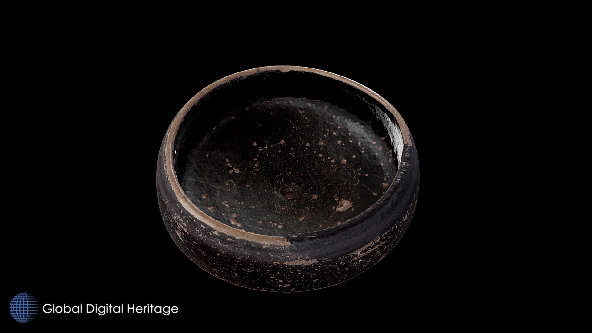Black Glazed Bowl