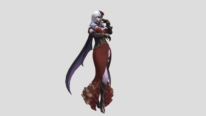 Hero_Carmilla_Lobby 3D Model