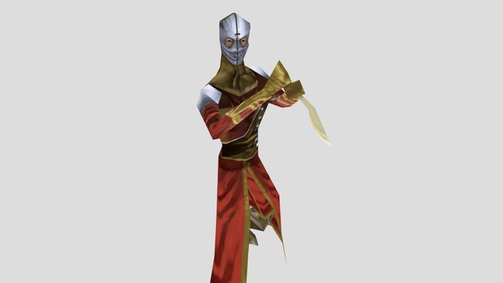 [Papercraft preview] Soul Reaver1 Adept 3D Model