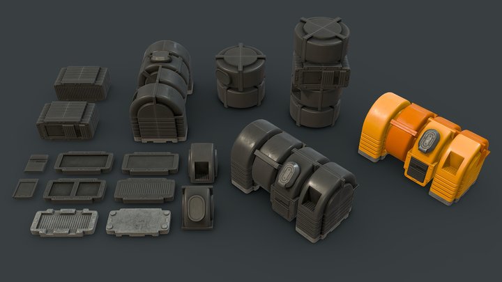 Airmont Set Iteration 2 – Modelo 3D gratuito STL