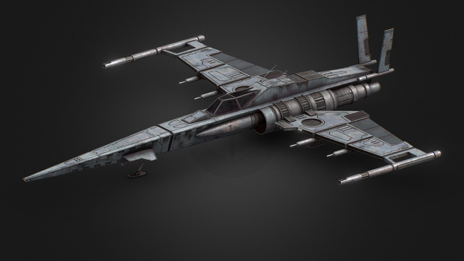 Republic Star Saber Attack Ship SC-01 - Buy Royalty Free 3D model by ...