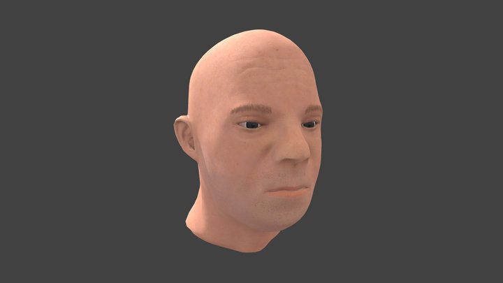 Vin Diesel Bust 3D Model
