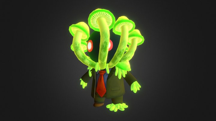 Spore Zombie 3D Model