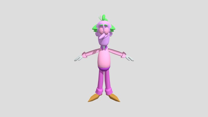 FLynn L. Loud, Sr. FROM LOUD HOUSE WIP 3D Model