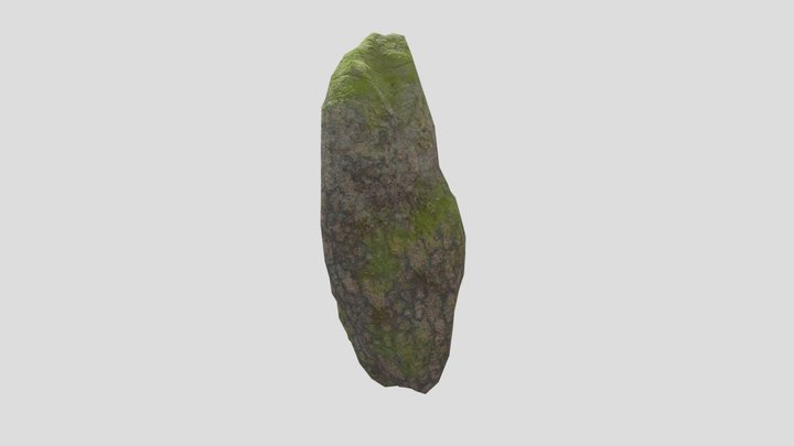 Floating Rock Tower 3D Model