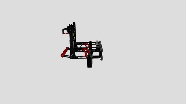 MLX BALL STOWED FORKS STOWED 3D Model