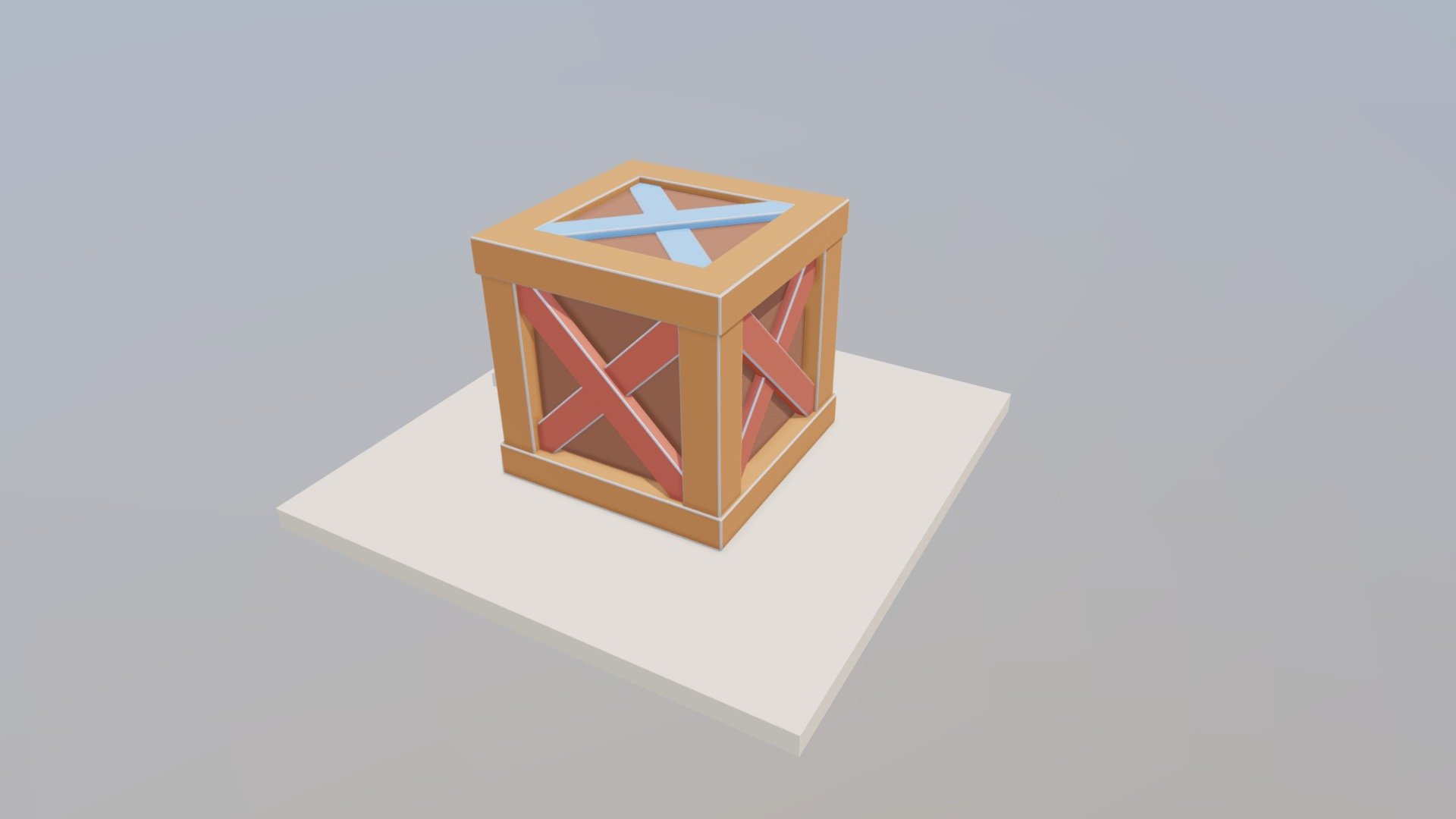 wooden crate