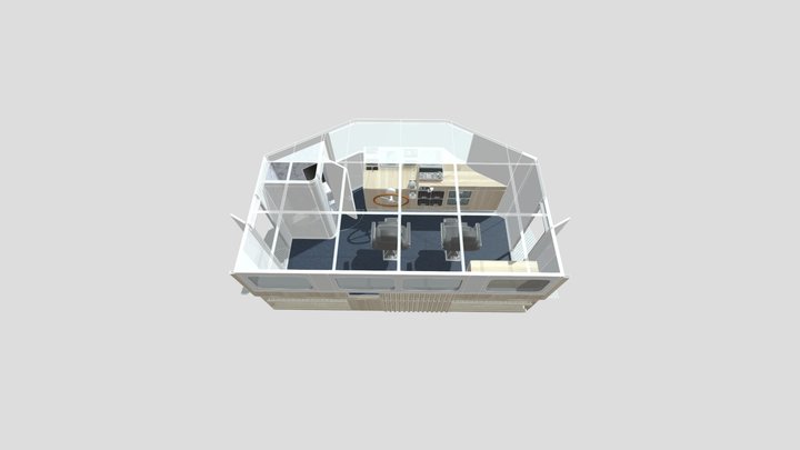 Ropax Ferry -Sketch-Bridge 3D Model