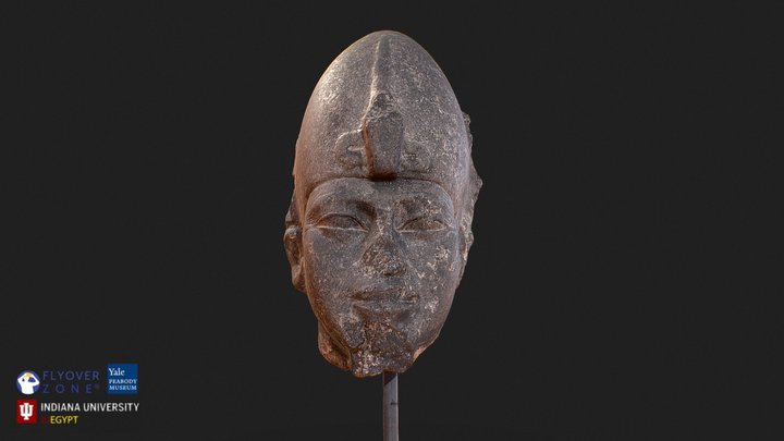 3D rendering of A King (head)
