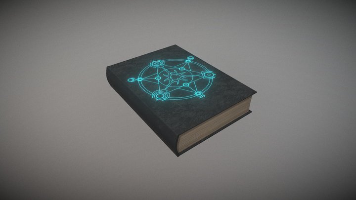 Spell Book 3D Model