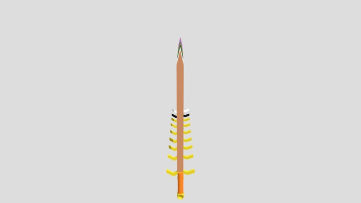 the color swords 5000 3D Model