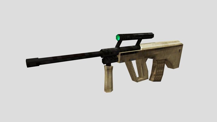 PSX Low-Poly Aug 3D Model