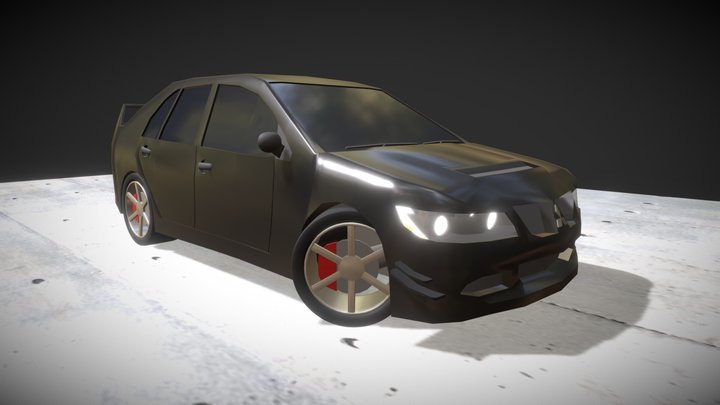 Lancer Evo 3D Model