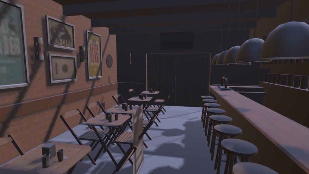 Bar - 3D model by Marco Mineiro (@marcomineiro) [350f630] - Sketchfab