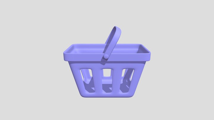Shopping Cart 3D Model
