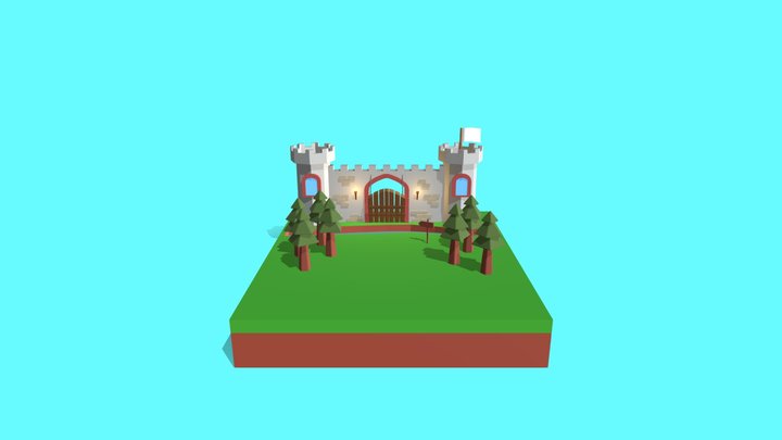 The Castle's door 3D Model
