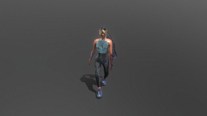 AS3 SUBMISSION: FAST-FOOD DELIVERY HERO 3D Model