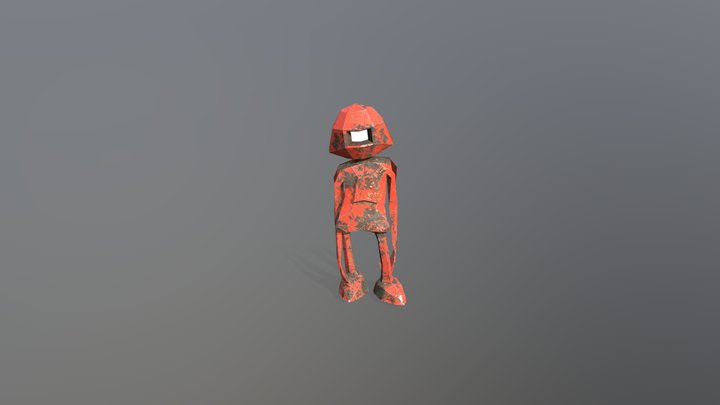 Silly Robot Creature 3D Model