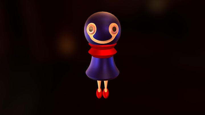 Scream Doll 3D Model