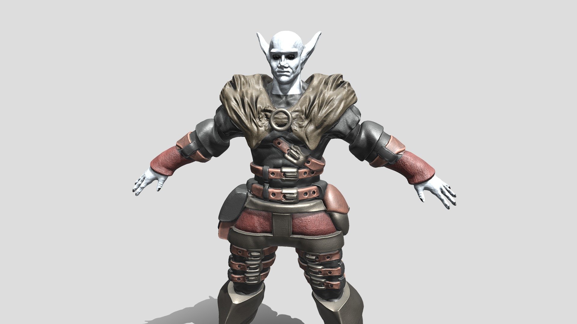 Orc Warrior - 3D model by Agarkova_CG [351466c] - Sketchfab