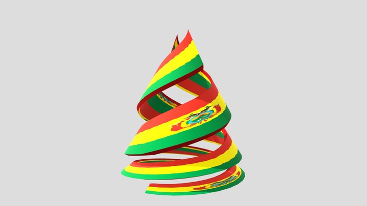 Bolivia's flag Double Helical Structure
