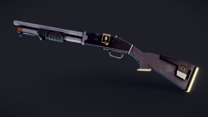 PREY Shotgun 3D Model