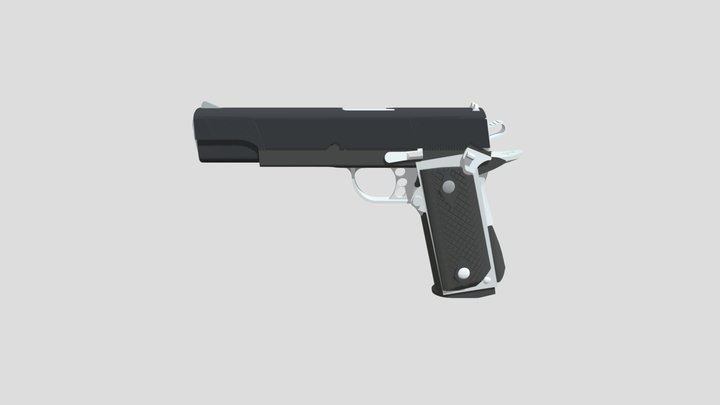 S&W 1911 Pistol 3D Model
