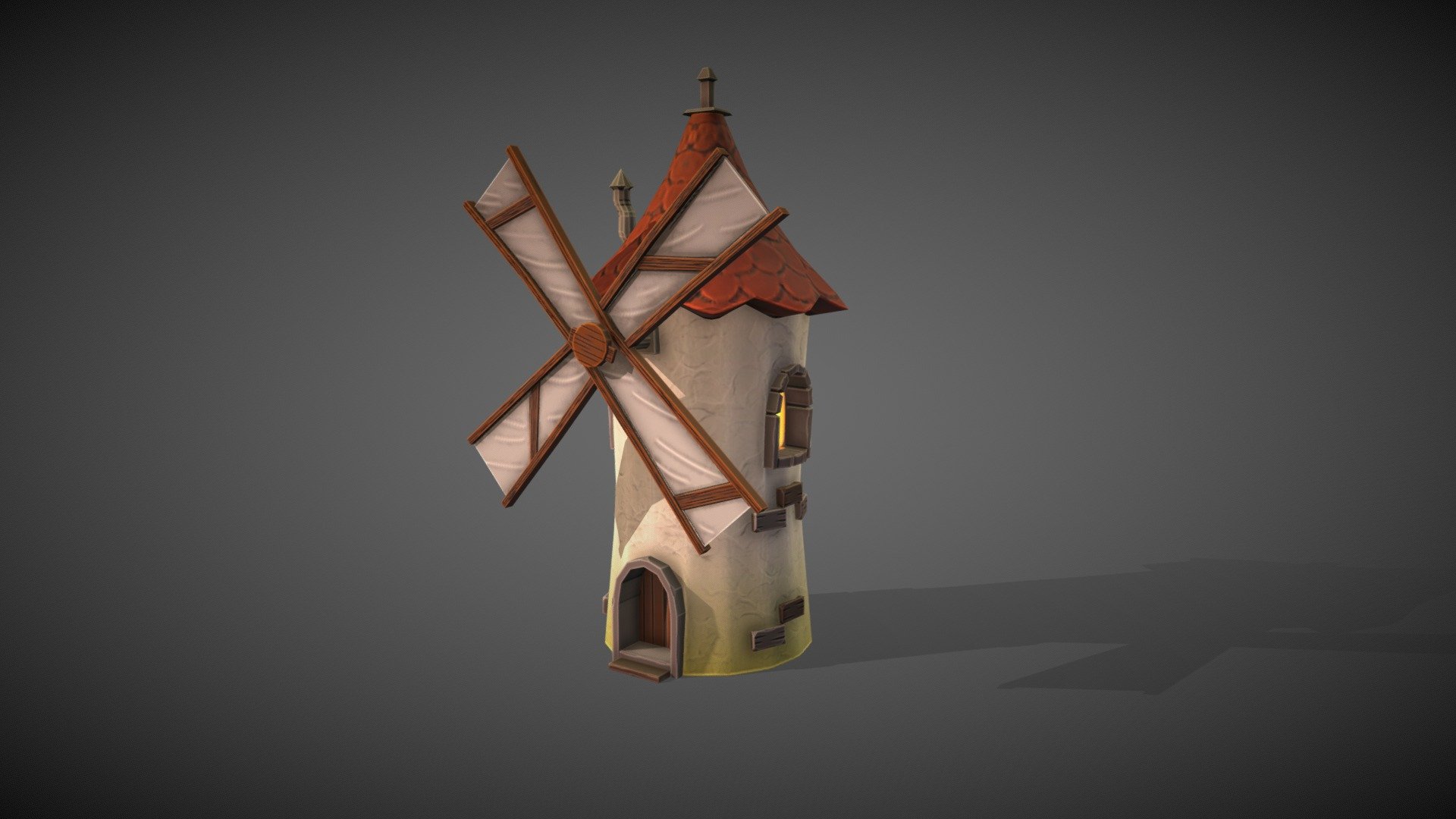 Stylized Windmill - 3D model by Giannis97 [35160bb] - Sketchfab