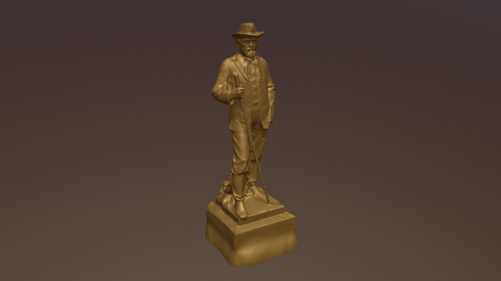 A.T. Still Statue 3D model by dmaag [3516d4e] Sketchfab