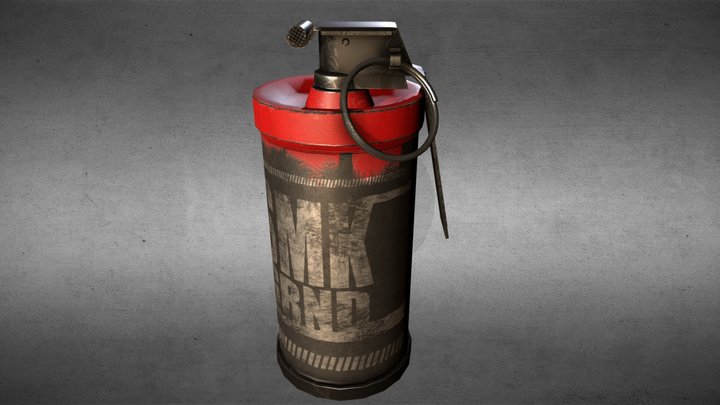 smoke grenade model 3D Model