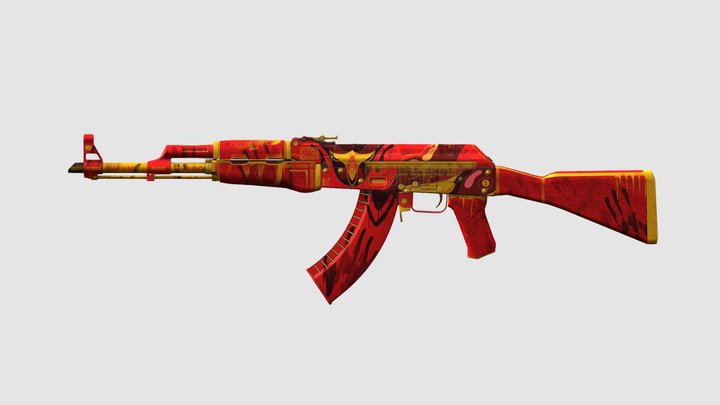AK-47 | Devil 3D Model