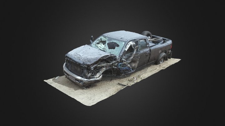 Vehicle Accident Reconstruction | Drone + Ground 3D Model