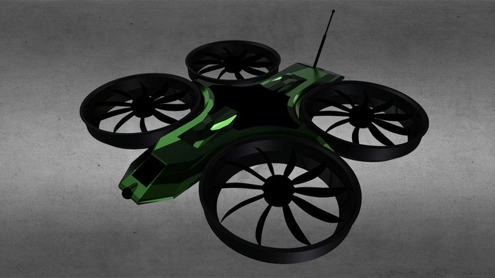 Parrot Camo drone 3D Model