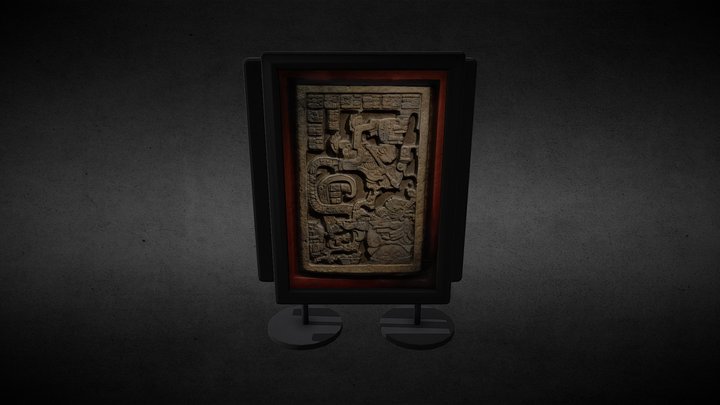 Mayan Hieroglyphics 3D Model