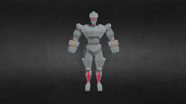 Cyborg 3D Model