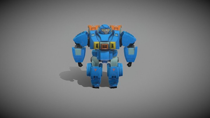 80s Robot 3D Model