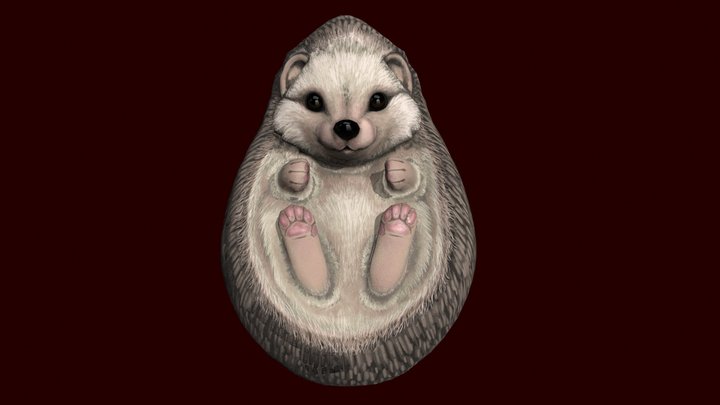 Hedgehog 3D Model