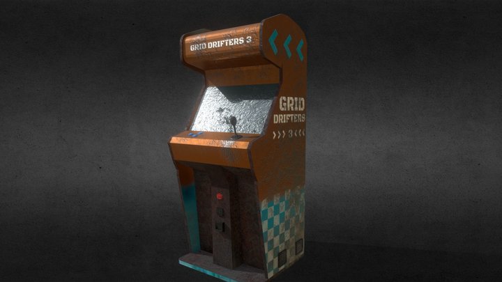 Abandoned Arcade Machine 03 3D Model