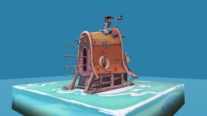 fisherman's hut 3D Model
