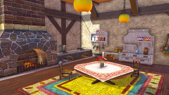 Cozy Medieval House 一for 200 followers! – Modelo 3D gratuito STL
