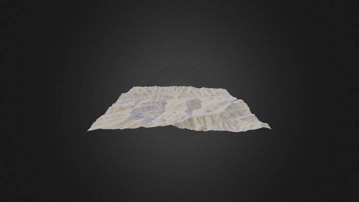 Afg Terrain 20x20 Km V06 3D Model