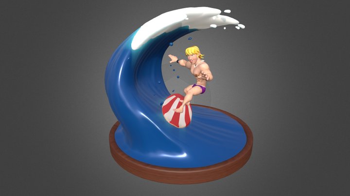 Diorama 01 - Beach 3D Model