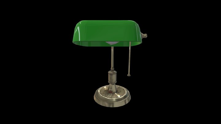 Lamp_Low Poly_Finished 3D Model