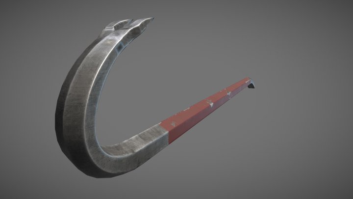 Crowbar (Half Life 2) Game ready 3D Model