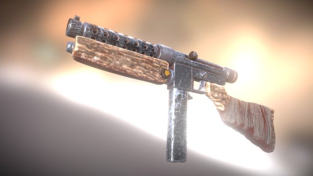 Rust Inspired Gun (Fan Art Finished) 3D Model
