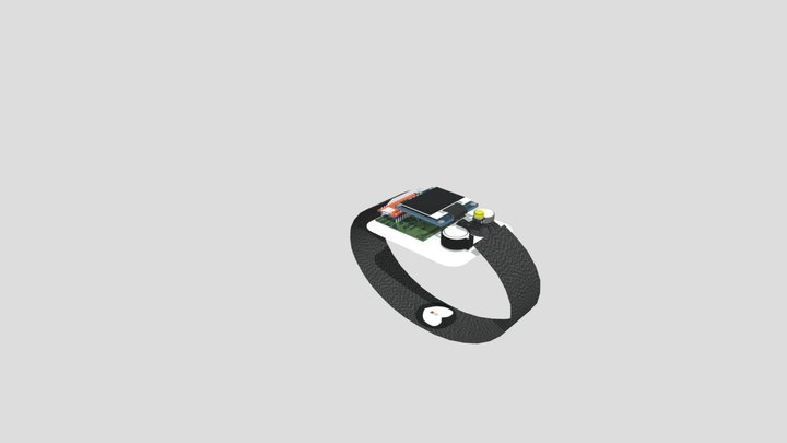 Pulse Sensor - Inner - Wrist Band 3D Model
